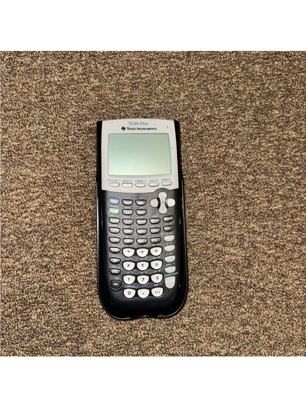Black Texas Instruments TI-84 Graphing Calculator